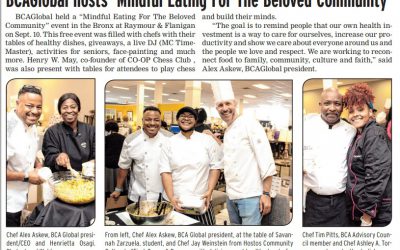 Bronx Times Reporter features MEBC Event about Health and Wellness